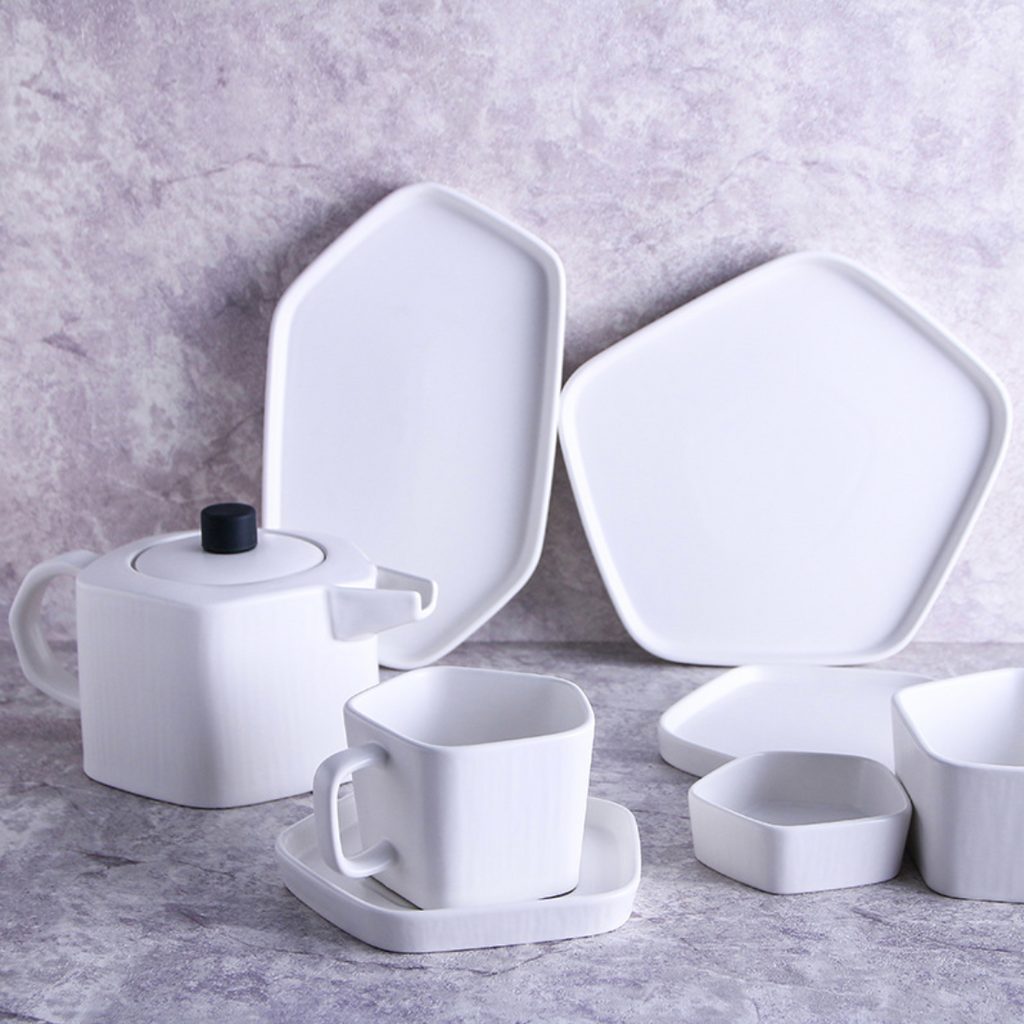 Pentagon Serving Plates Nestasia
