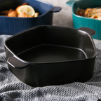 GEOMTERIC pentagon serving bowl - soul black Nestasia