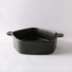 GEOMTERIC pentagon serving bowl - soul black Nestasia