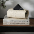 Sculpt Wave Tissue Holder Beige Nestasia