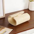 Sculpt Wave Tissue Holder Beige Nestasia