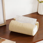Sculpt Wave Tissue Holder Beige Nestasia