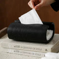 Sculpt Wave Tissue Holder Black Nestasia