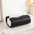 Sculpt Wave Tissue Holder Black Nestasia