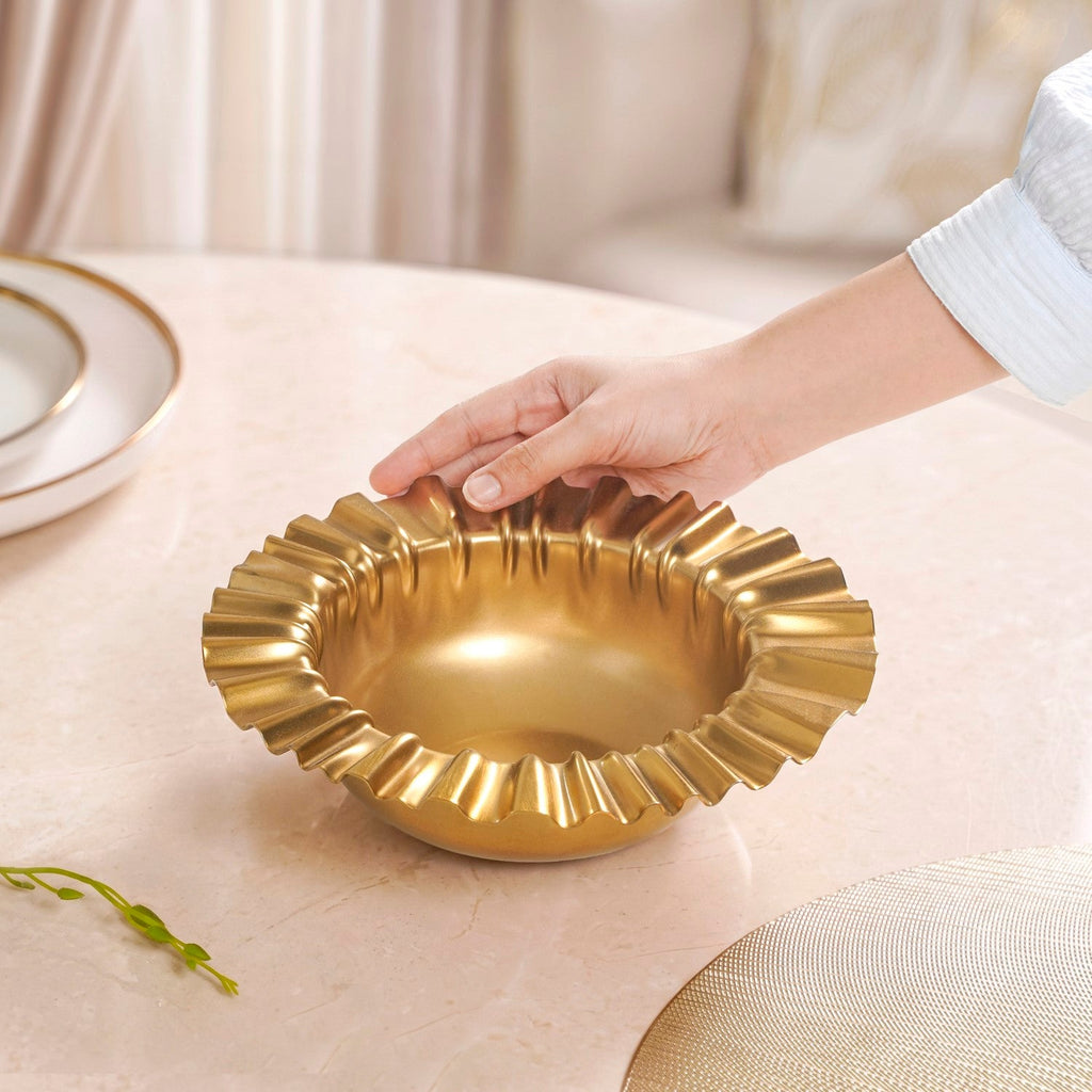Aurum Ruched Gold Urli 1000ml Nestasia