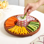 Platterazzi Serving Platter With Dip Bowl Set Of 2 Nestasia
