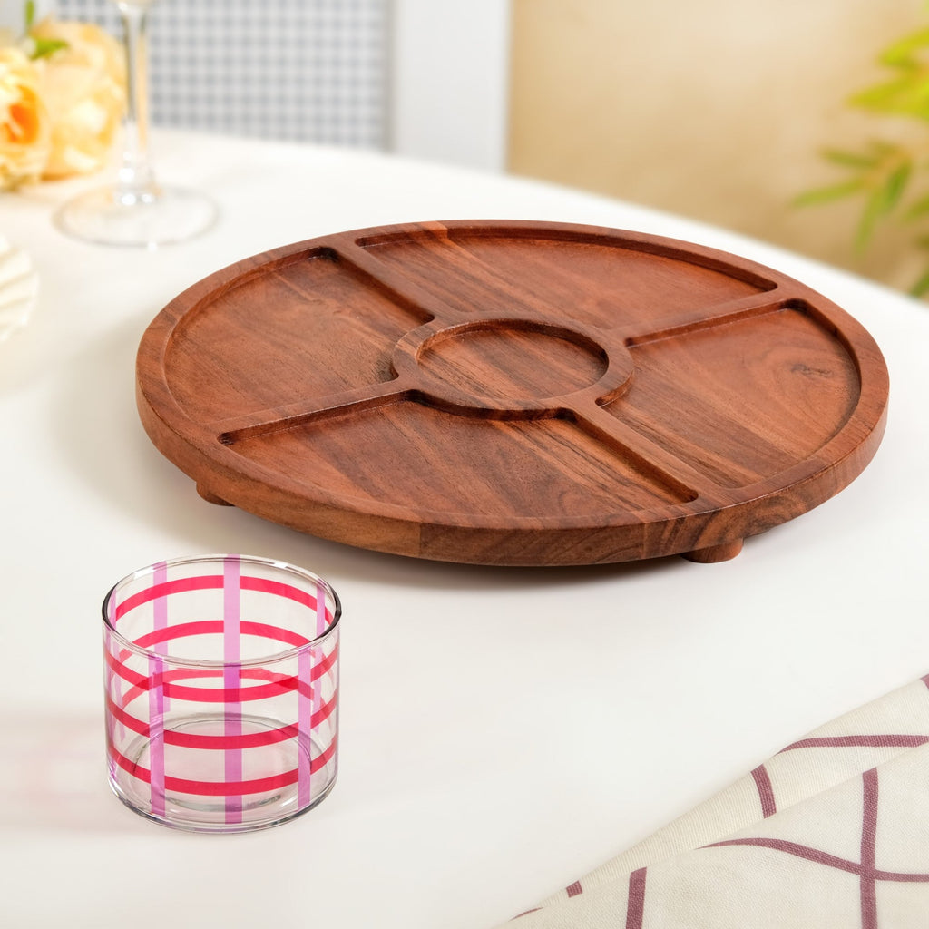 Platterazzi Serving Platter With Dip Bowl Set Of 2 Nestasia