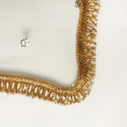 Sequinned Sage Thali Covers Set Of 2 Nestasia