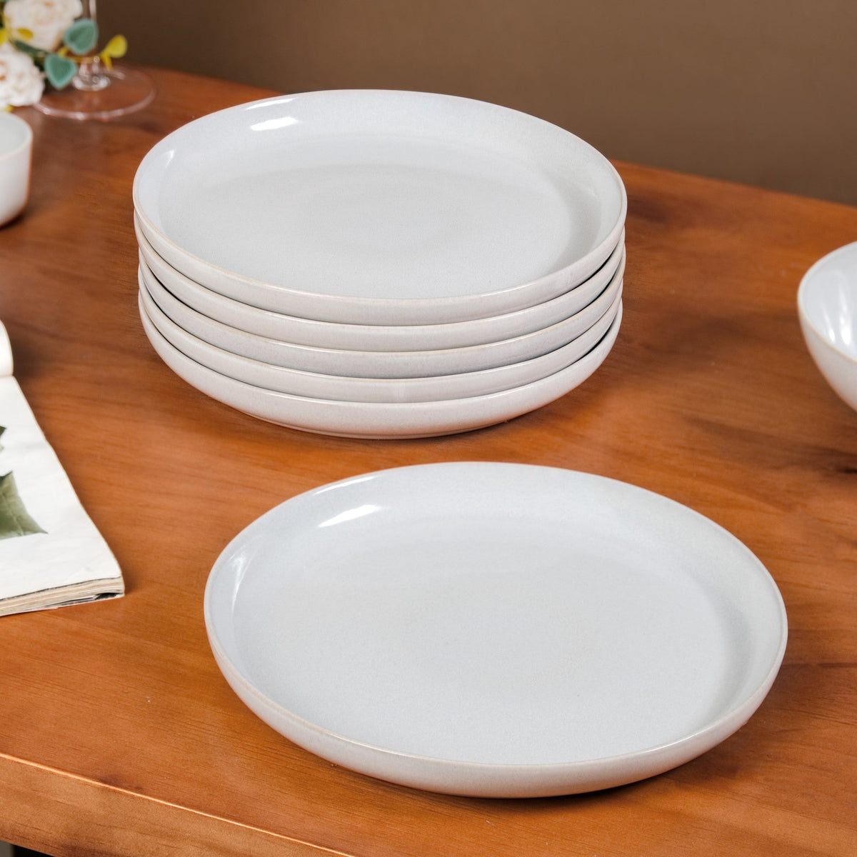 Sera Grey 14 Piece Dinnerware Set For 6 Nestasia