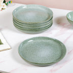 Sera Sage Green 14 Piece Ceramic Dinner Set For 6 Nestasia
