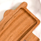 Toy Train Wooden Serving Platter 11 Inch Nestasia