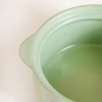 Pebble Textured Serving Bowl With Glass Lid 950ml Nestasia