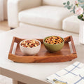 Acacia Wood Serving Tray 30x20cm Nestasia