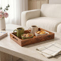 Classic Acacia Serving Tray 36x20cm Nestasia