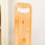 Set Of 4 Bamboo Platters With Stand Nestasia