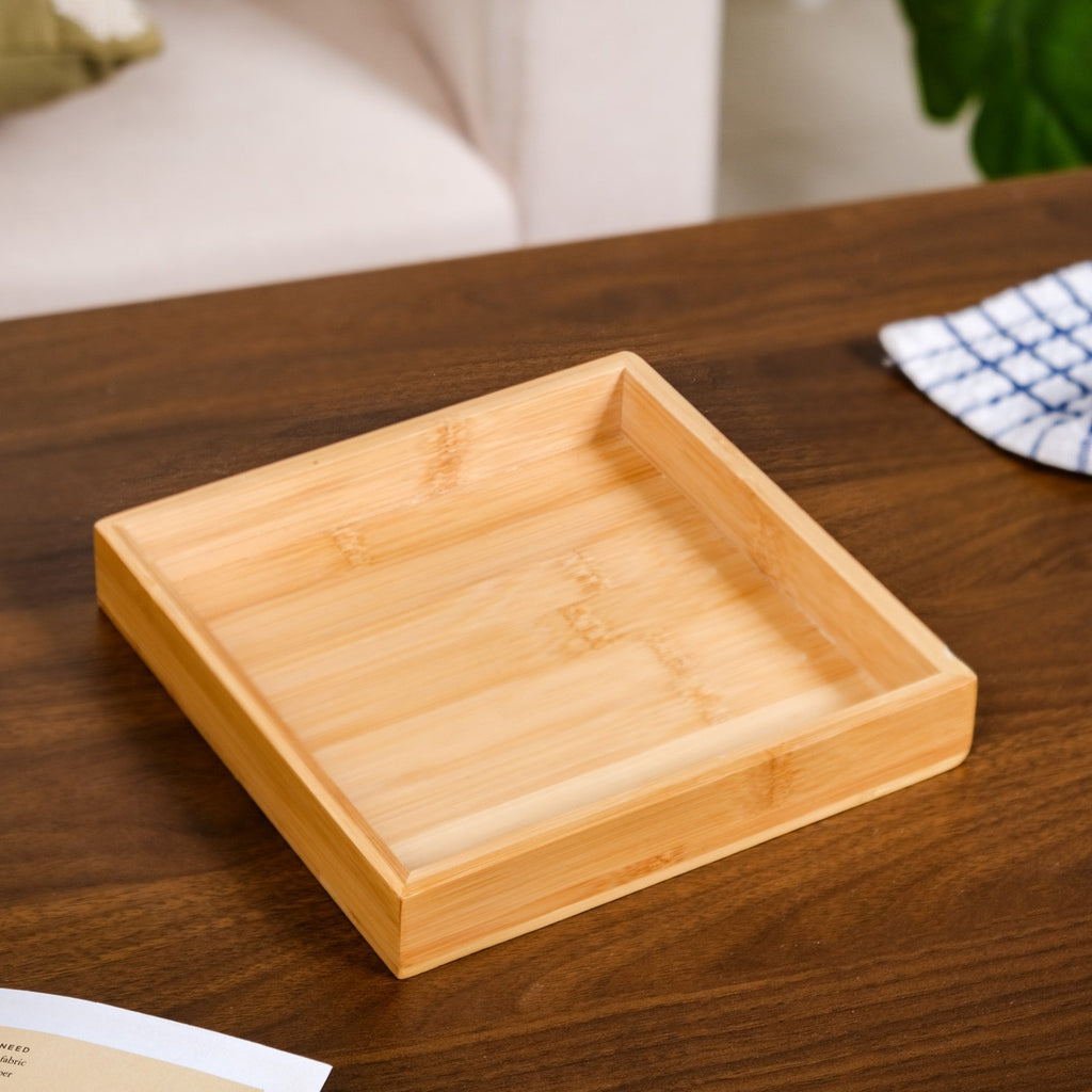 Glass Snack Serving Bowls With Tray Nestasia
