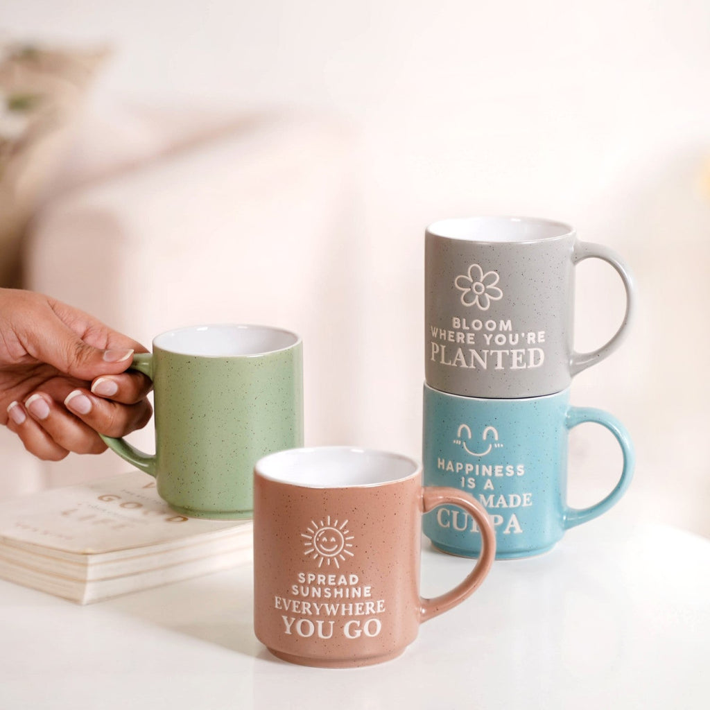 Inspiring Stackable Mug Set Of 4 280ml Nestasia