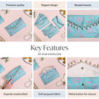 Jacquard Shagun Envelopes Set Of 6 Nestasia