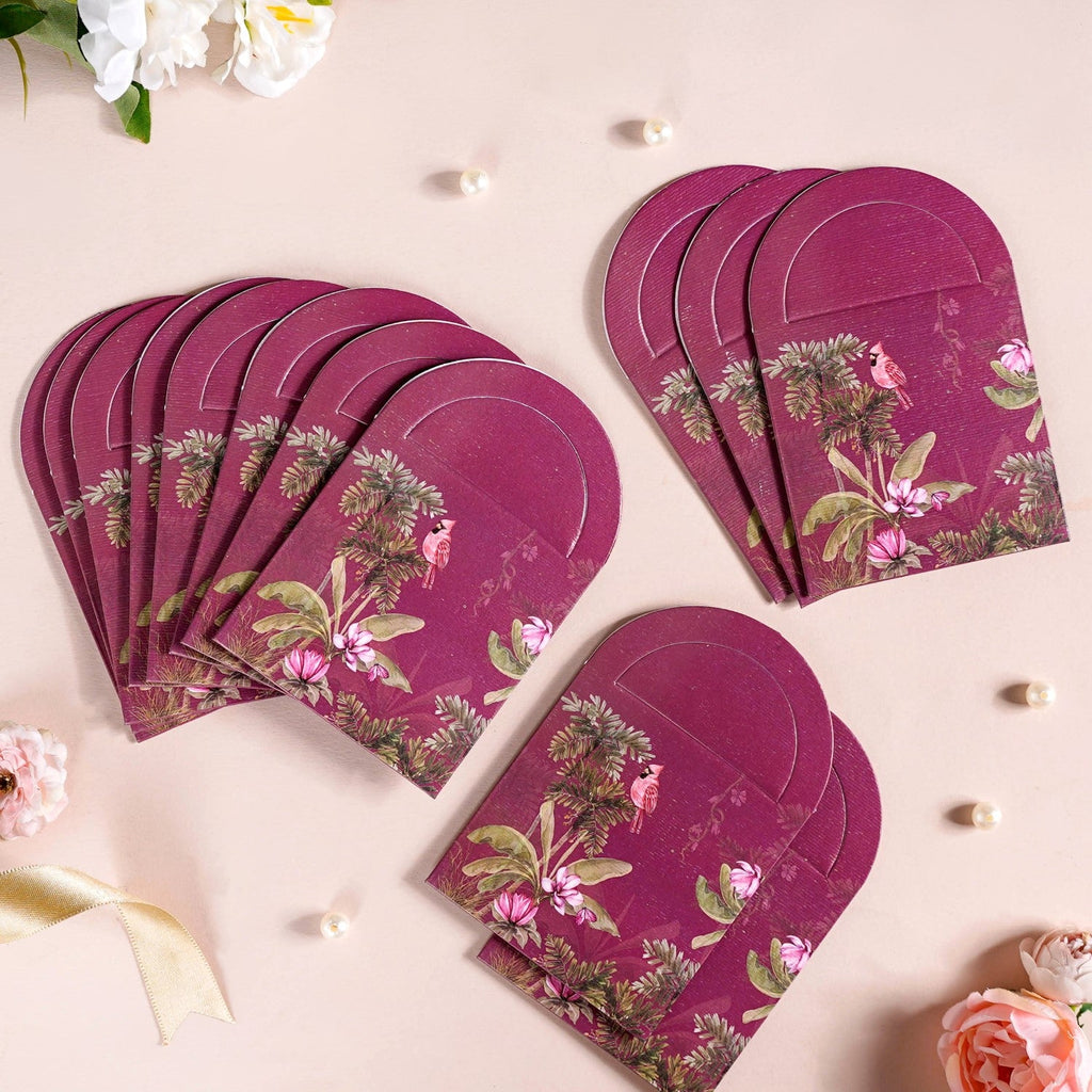 Tropical Treasure Shagun Gifting Envelope Set Of 12 Nestasia