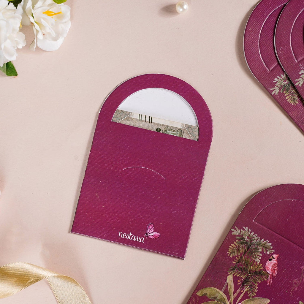 Tropical Treasure Shagun Gifting Envelope Set Of 12 Nestasia