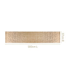 Glam Table Runner Gold 183x37cm Nestasia