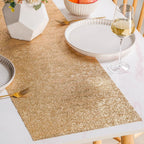 Glam Table Runner Gold 183x37cm Nestasia