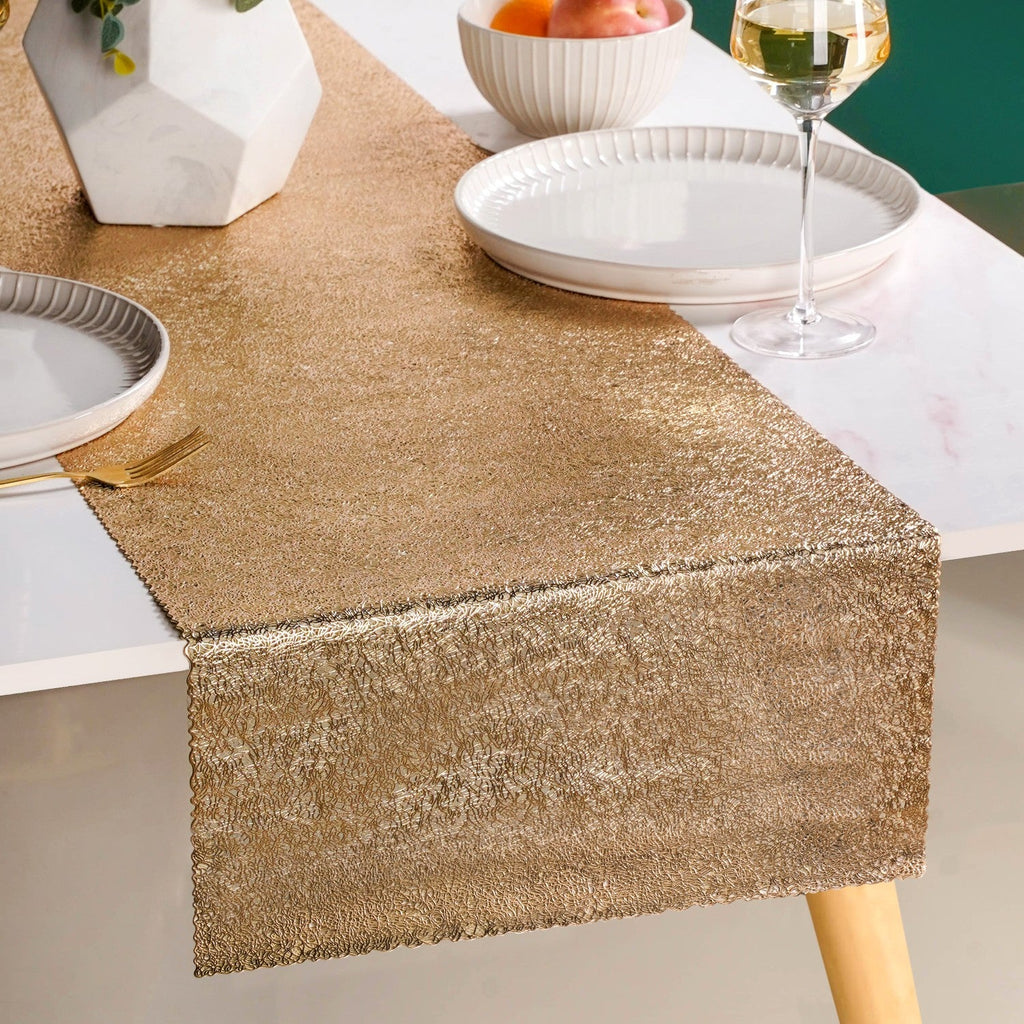 Glam Table Runner Gold 183x37cm Nestasia