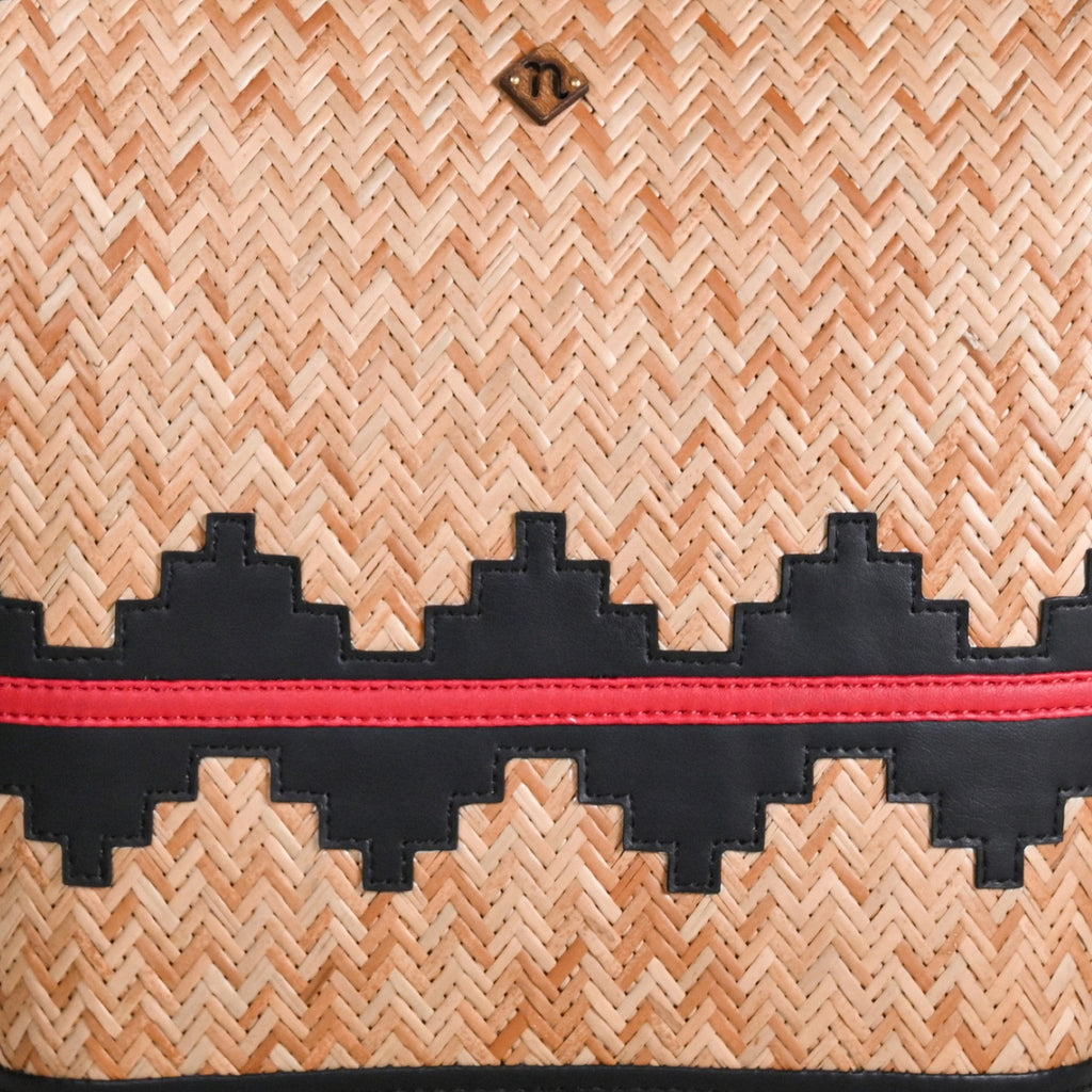 Shitalpati Bag With Beaded Handles Nestasia