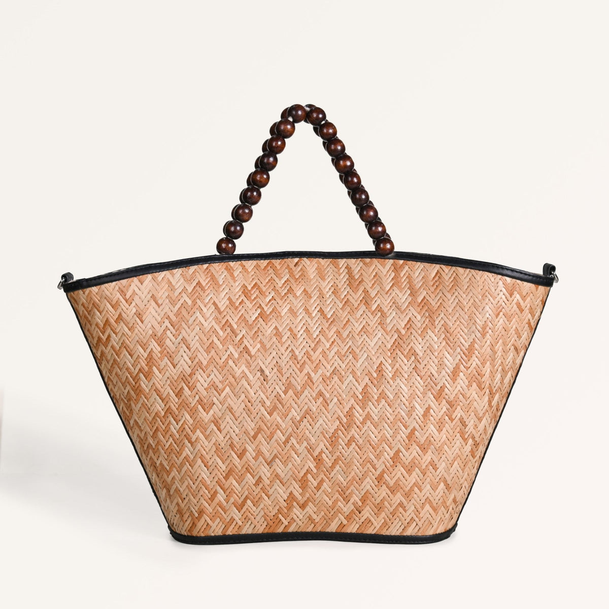 Shitalpati Bag With Beaded Handles Nestasia