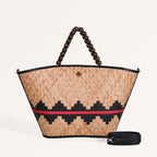Shitalpati Bag With Beaded Handles Nestasia