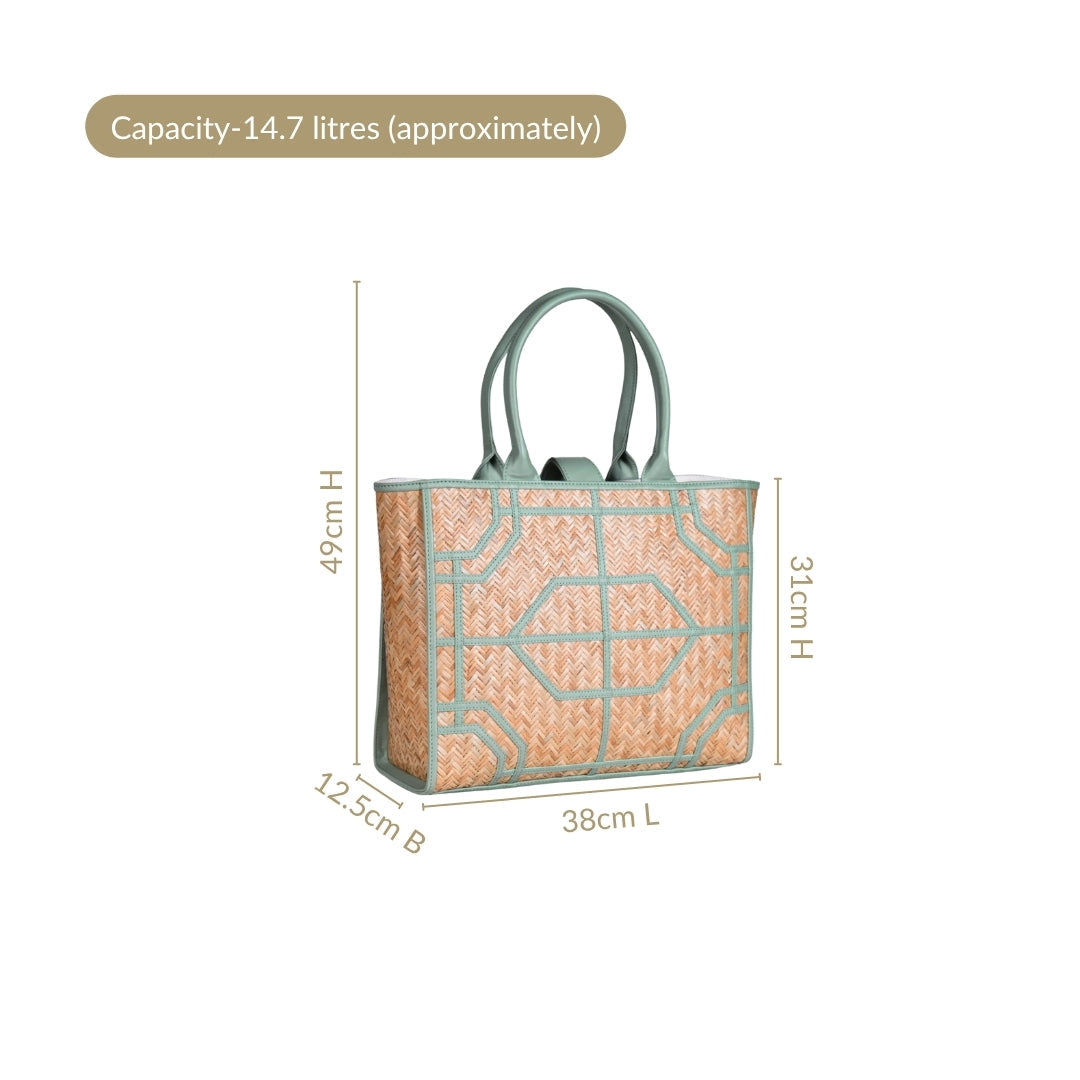 Modern Mint BreezeBag Eco Conscious Tote Nestasia