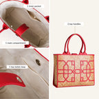 BreezeBag Ruby Red Weave Carryall Tote Nestasia
