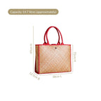 BreezeBag Ruby Red Weave Carryall Tote Nestasia