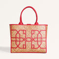 BreezeBag Ruby Red Weave Carryall Tote Nestasia