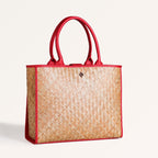 BreezeBag Ruby Red Weave Carryall Tote Nestasia