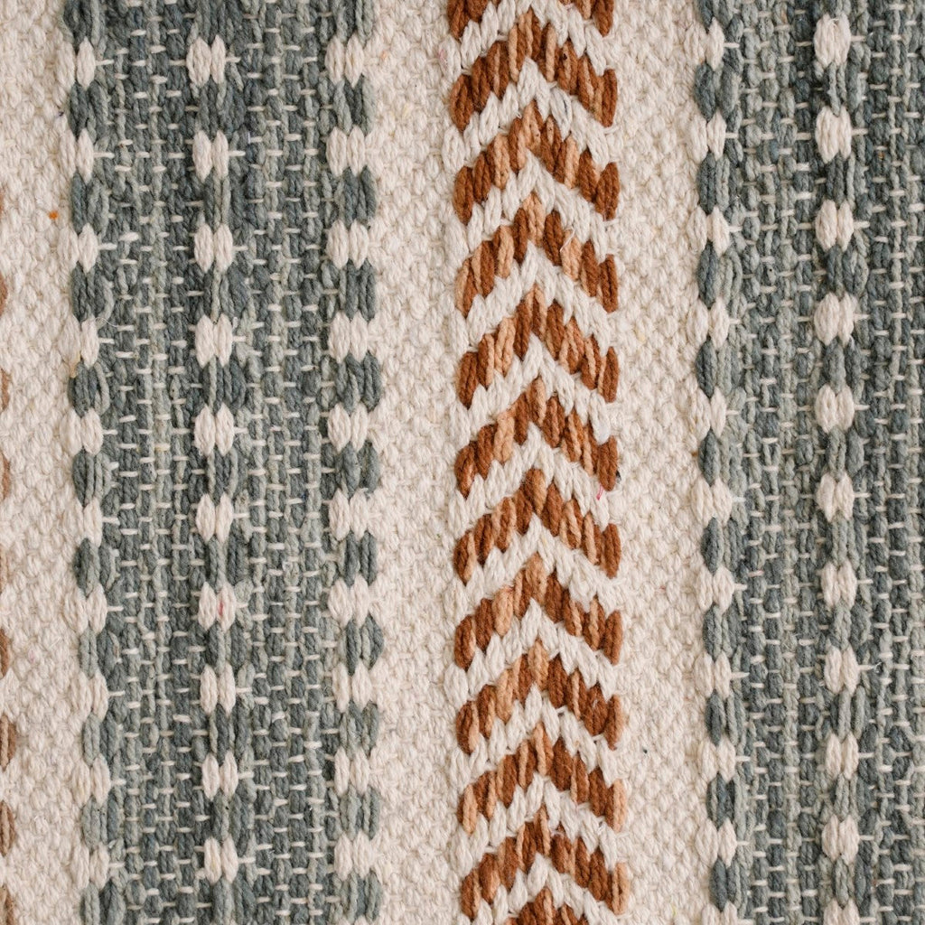 Shore Stripe Tassel Washable Floor Runner 130x50cm Nestasia