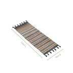 Shore Stripe Tassel Washable Floor Runner 130x50cm Nestasia