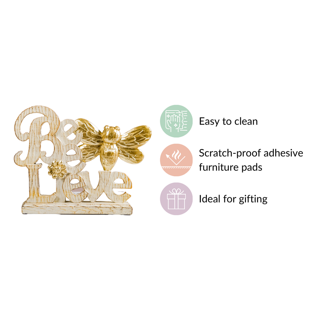 Bee-Lieve Home Letter Decor Object Nestasia