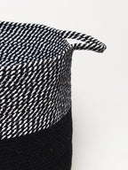 Multipurpose Cotton Storage Basket for Laundry, Toys, and Decorative Home Organization