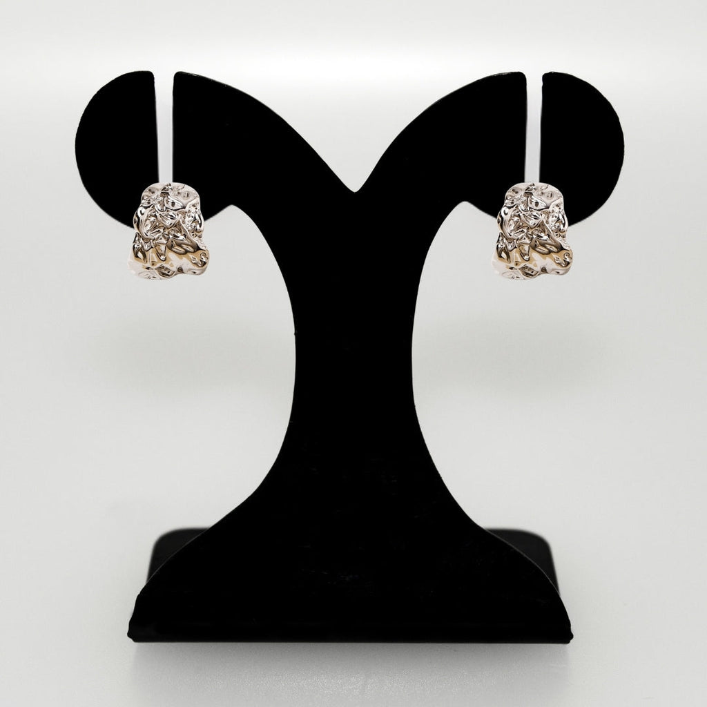Sienna Hoops Silver Nestasia