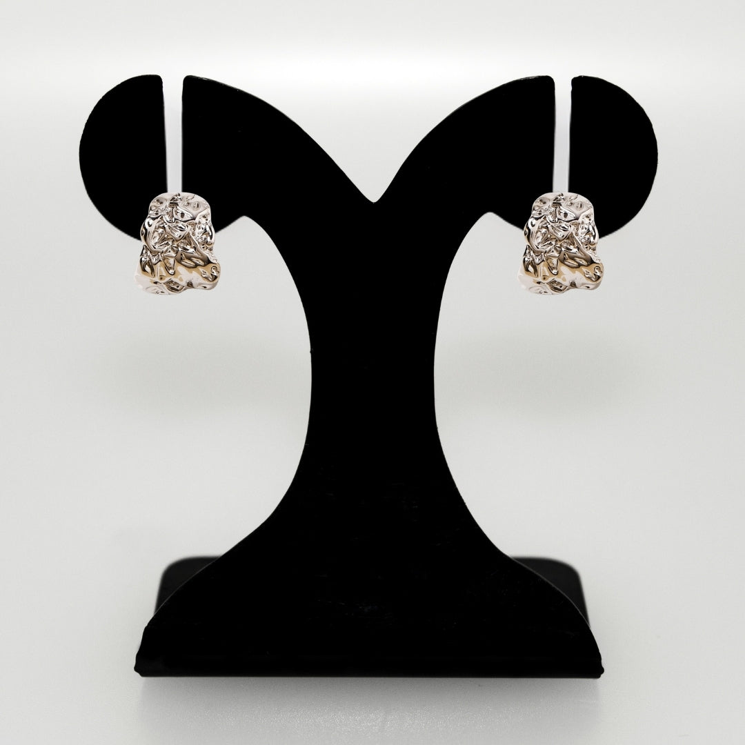 Sienna Hoops Silver Nestasia