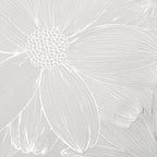Blooming Flower Silver Table Mat Set Of 6 Nestasia