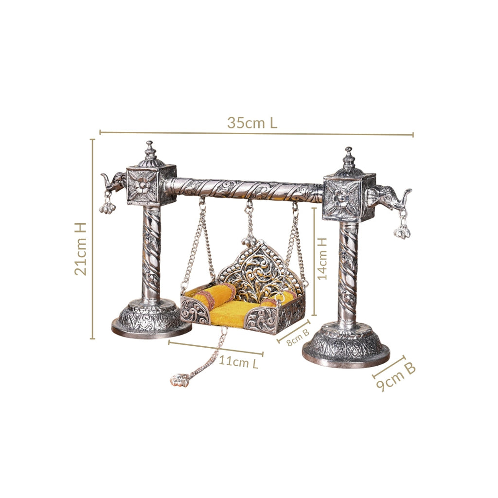 Silver Jhula For Laddu Gopal Nestasia