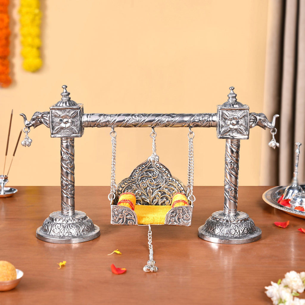 Silver Jhula For Laddu Gopal Nestasia