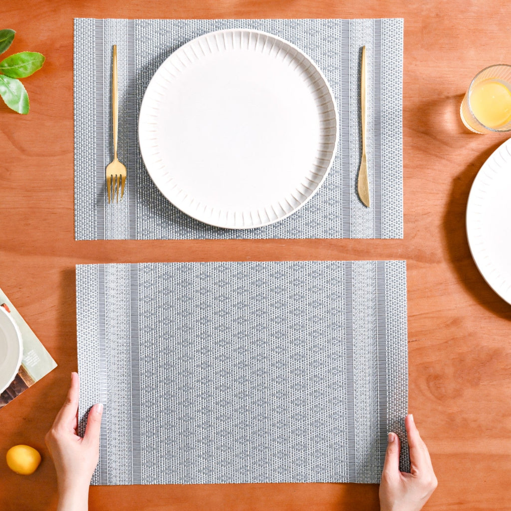 Silver Lining Placemat Set Of 6 Nestasia