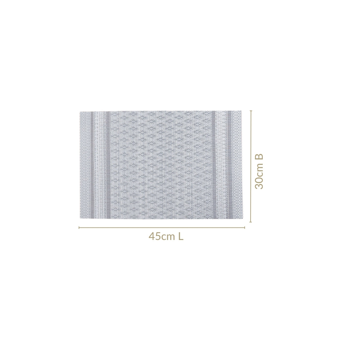 Silver Lining Placemat Set Of 6 Nestasia