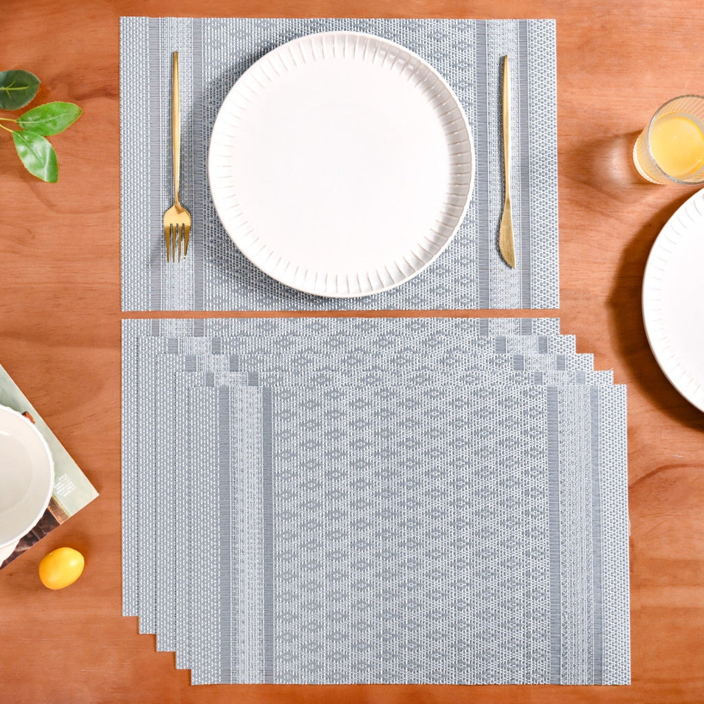 Silver Lining Placemat Set Of 6 Nestasia