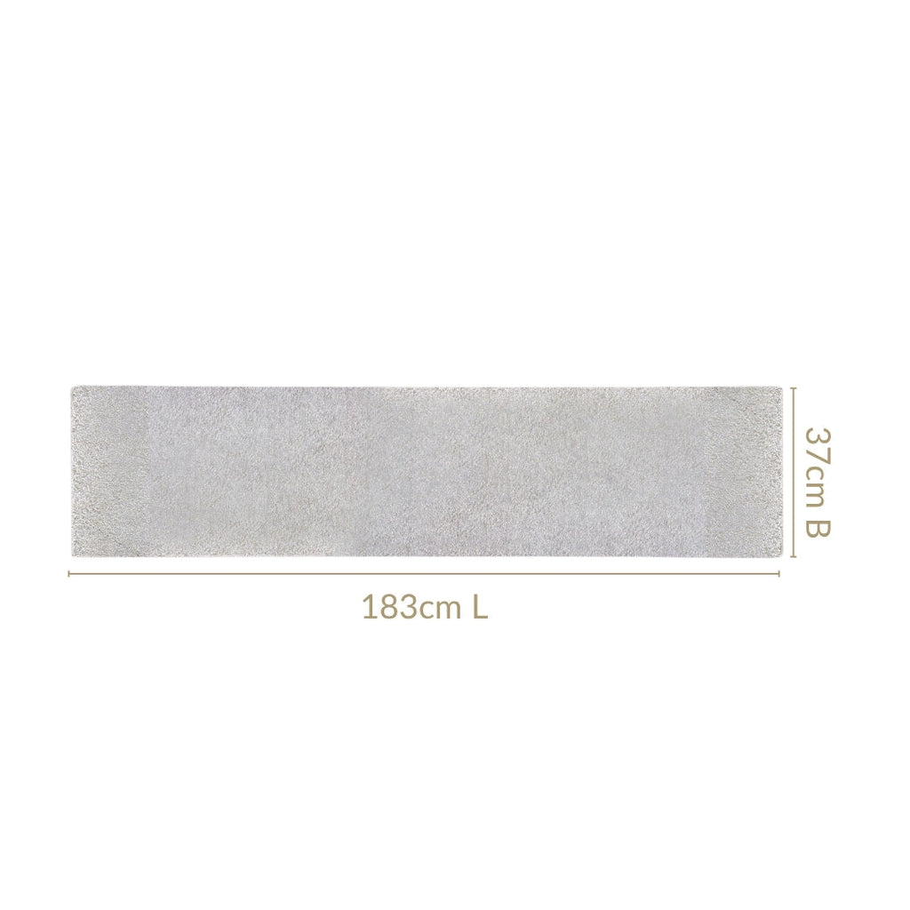 Shiny Lines Silver Table Runner 183x37cm Nestasia