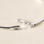 Silver Zigzag Pearl Bracelet Nestasia