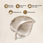Silver Leaf Platter Set Of 2 Nestasia